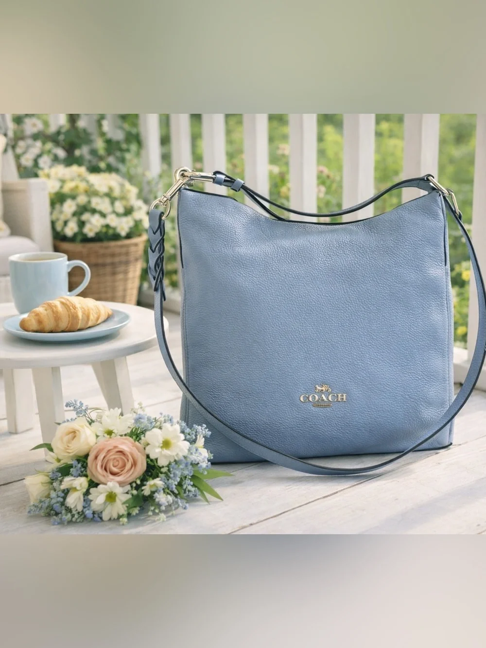 Coach Abby Duffle 31507 in Baby Blue